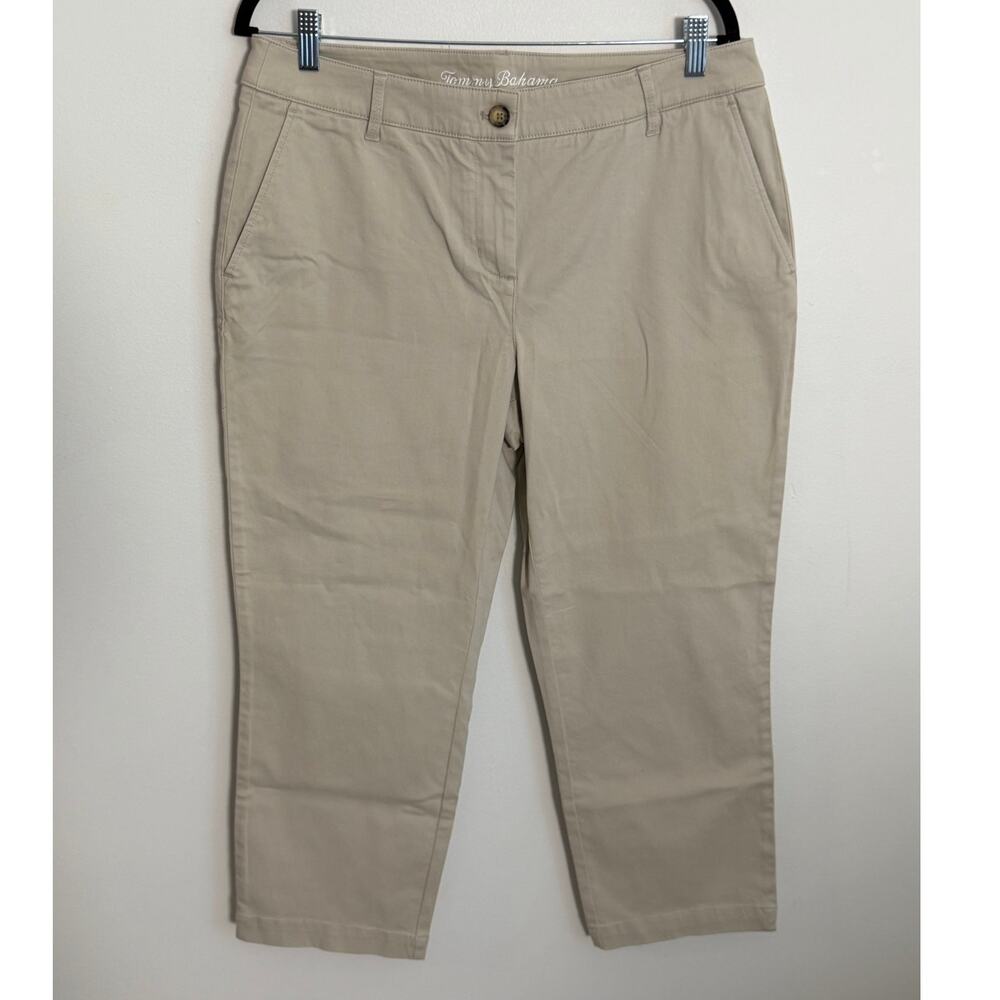 Tommy Bahama Khaki Capri pants size 12